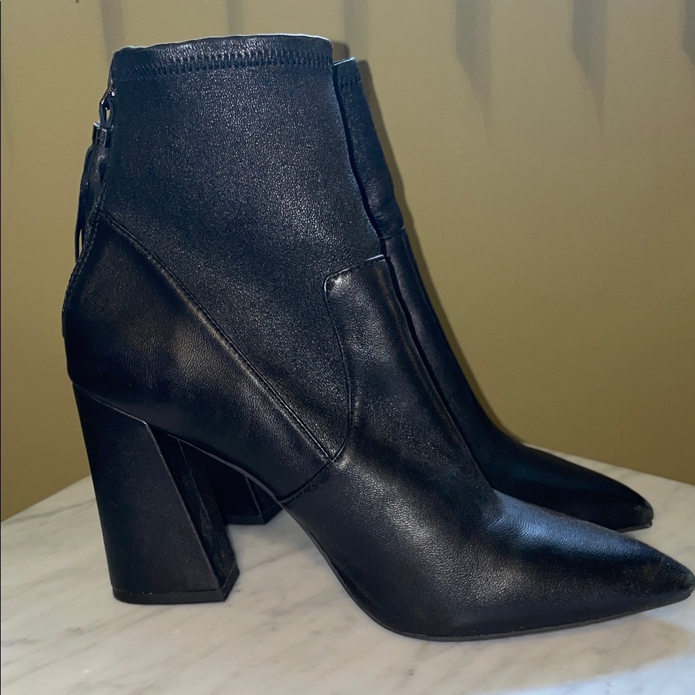 Kenneth Cole New York Black Heeled Boots